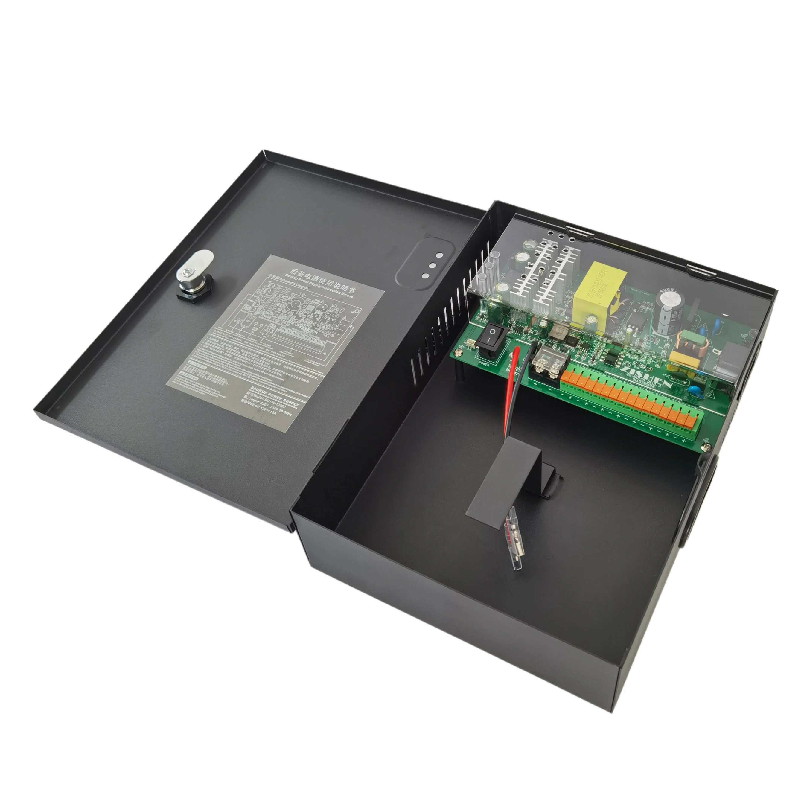 12VDC 9 Output Switch Mode Power Supply Boxed CCTV Power UPS CCTV Uninterruptible Power Supply for CCTV Camera