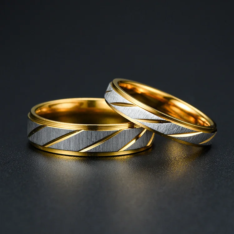 New Classic Stainless Steel Certified Wedding Infinity Ring for Men and Women Engagement Jewelry Gifts