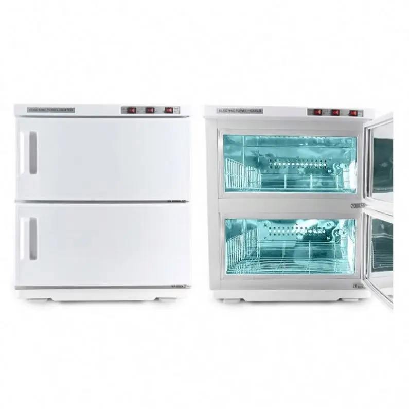TEBAK Professional Electric Vertical Salon Spa Tool Cabinet Towel Heater Ultraviolet Towel Warmer
