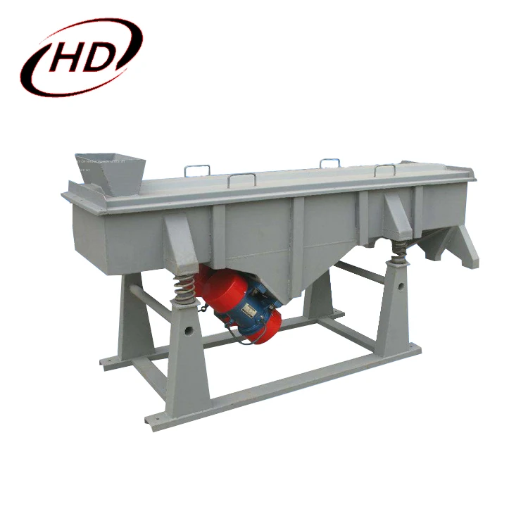 Electric Vibrating Sieve Linear Vibratory Screen Separator for Plastic Pellets