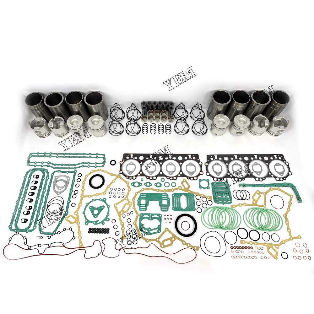 For Hino Engine F17E Cylinder Liner Kit Part Heavy Equipment Engine Parts 4