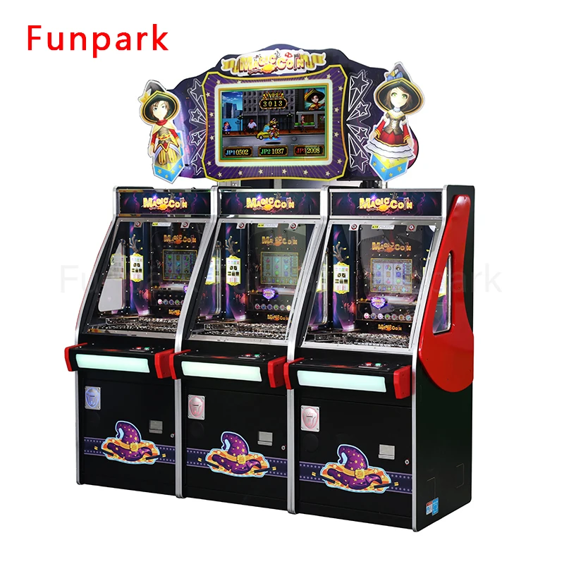 Funpark Win Lottery Arcade Game Machine Professionally Made Indoor Adult Metal Coin Pusher for Sale for Amusement Center supplier