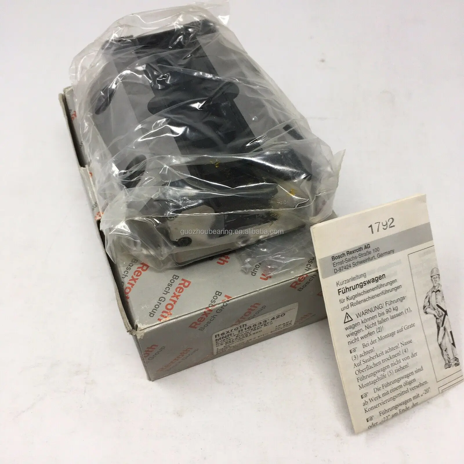 Rexroth Linear Guideway Runner Block R165339420 R 165339420