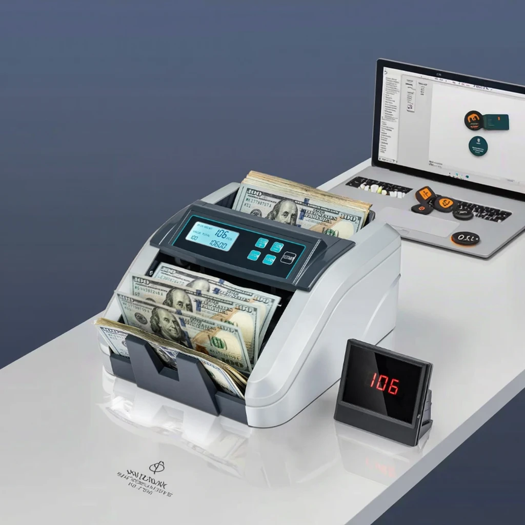 LD-307 Multi-Currency LED Display Banknote Counter CAD ROHS Certified Money Bill Counting Machine for Banks and Cash Management