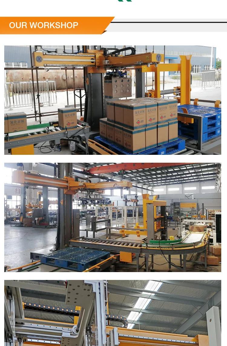YUPACK Automatic Powder Robot Arm Palletizer for Metal Cartons