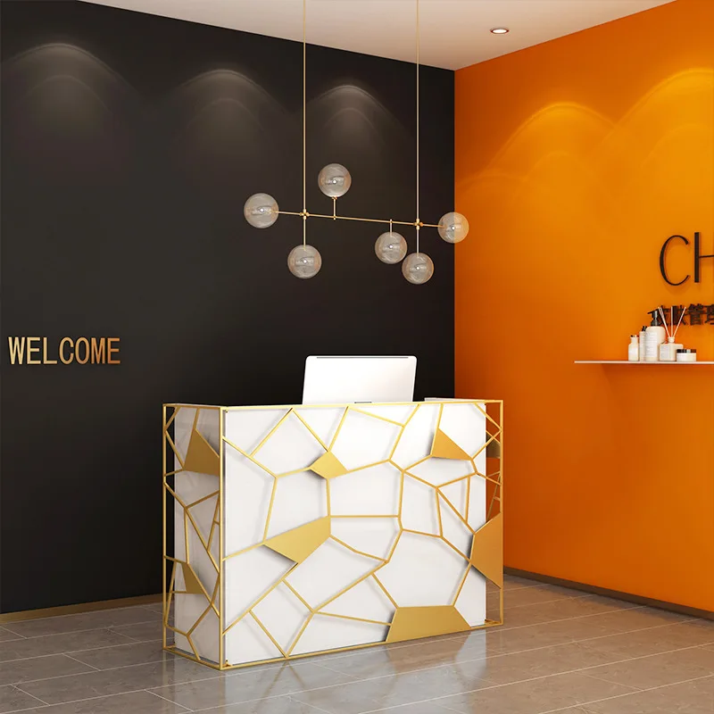 Modern Office Reception Desk Salon Reception Table Design| Alibaba.com