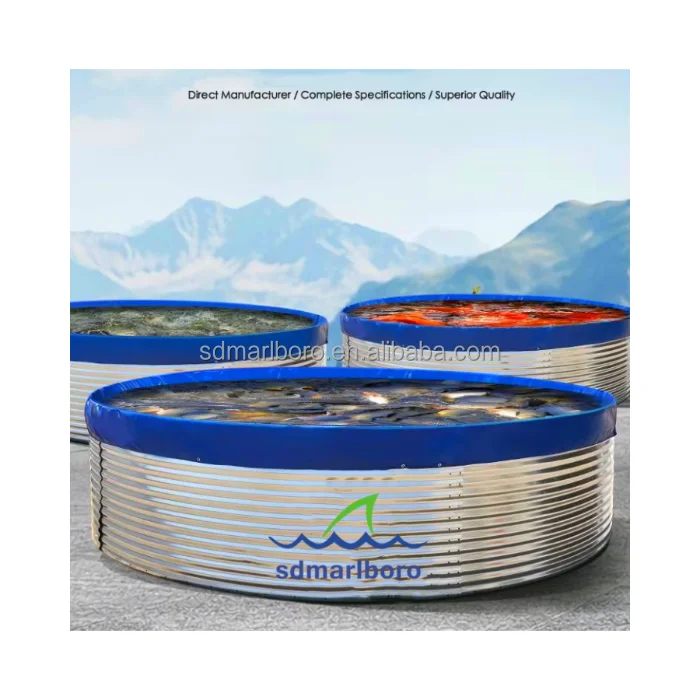 SDM 40000 Liter Round Tarpaulin Canvas Farming Fish tank Aquaculture