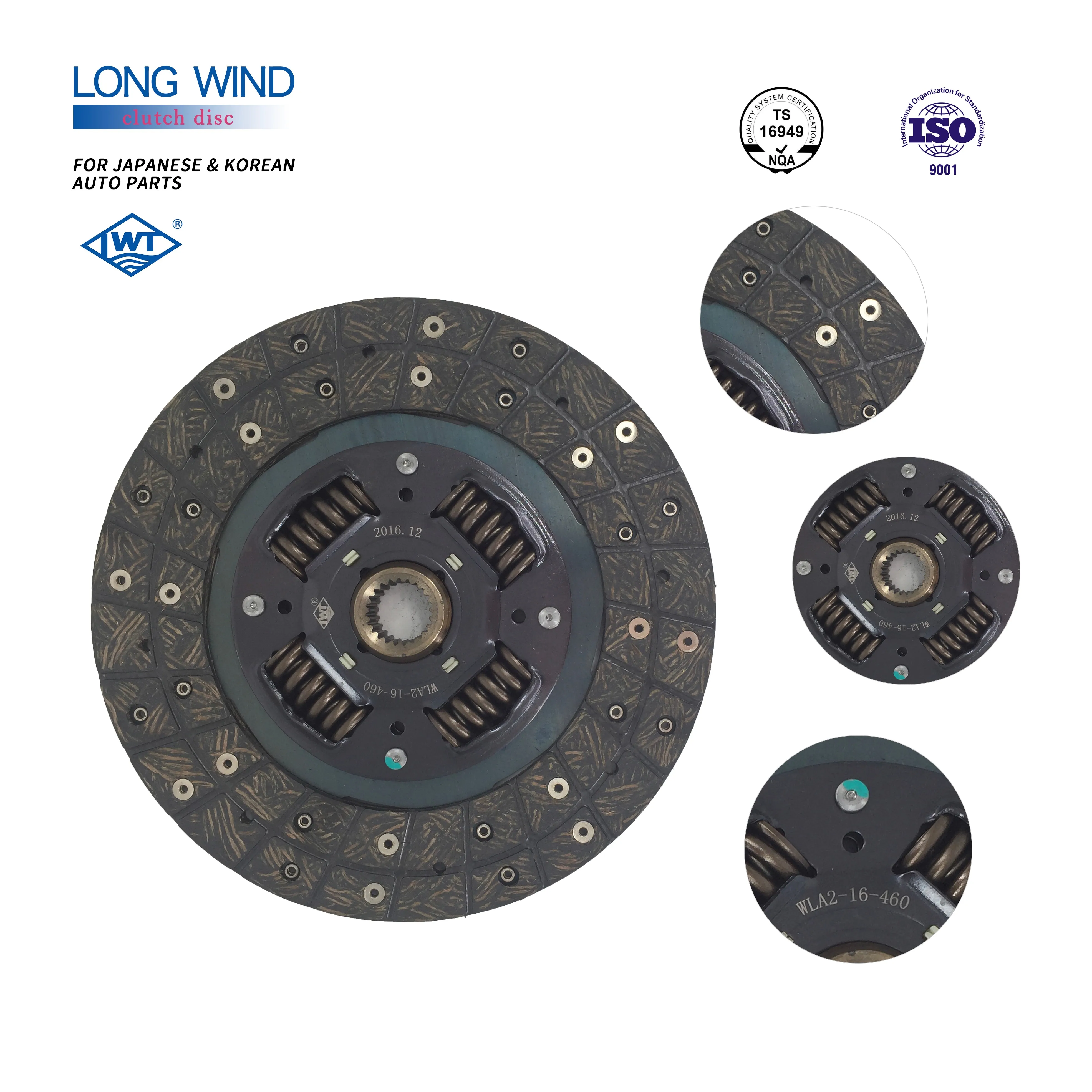 LWT WLA2-16-460-4S Car Parts Transmission Auto Clutch Disc for