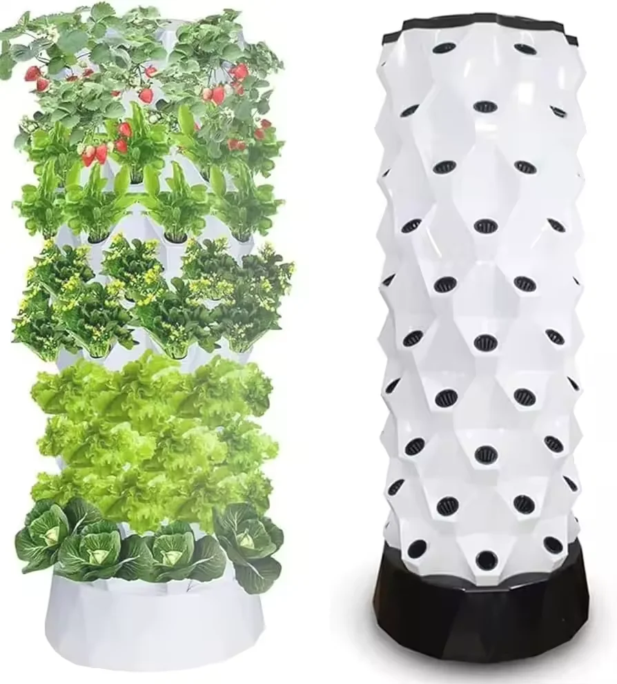 ハチ 水耕栽培用の垂直プランター 植物育成システム 野菜タワー
