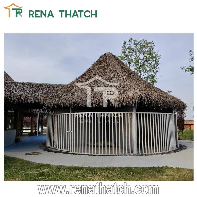 Chaume Pour Toiture Rouleau De Chaume De Palmier Artificiel, 60cm Large