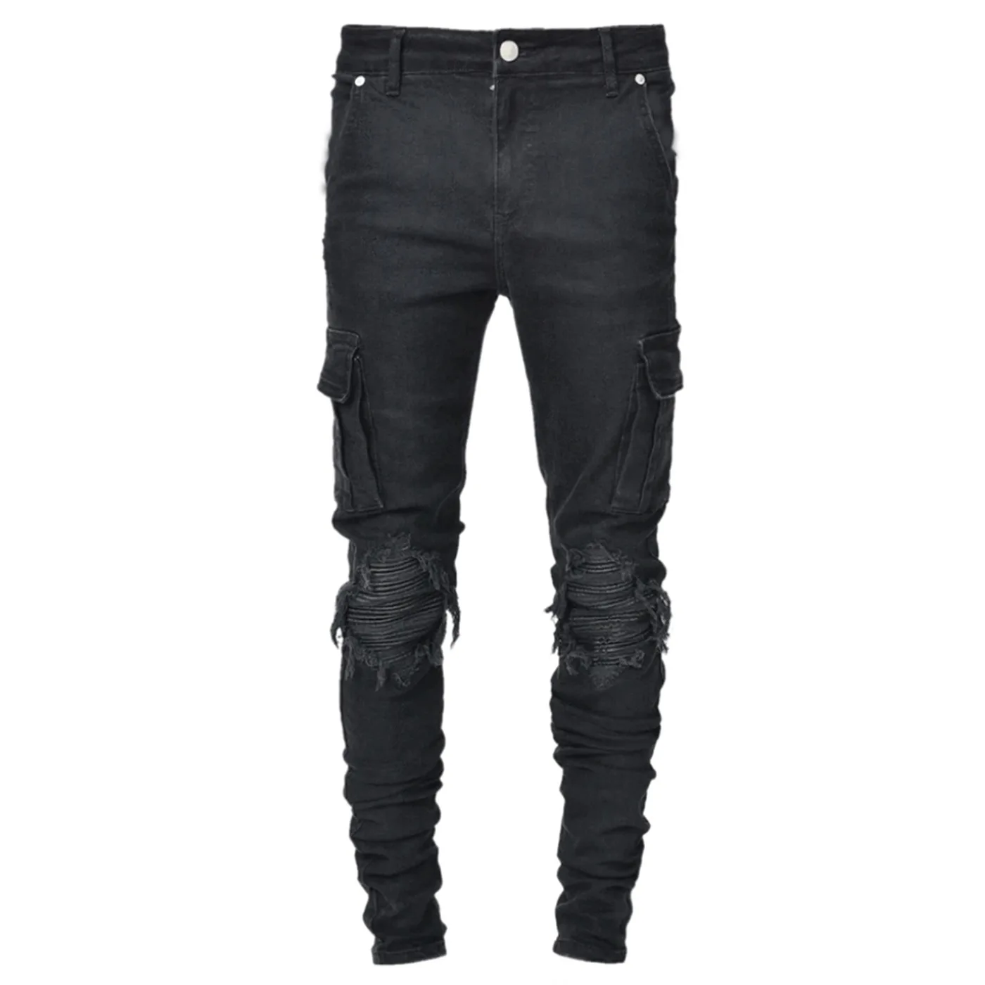 Ripped Jeans Black Jeans Under 300 Men's Casual Jeans Black Pant