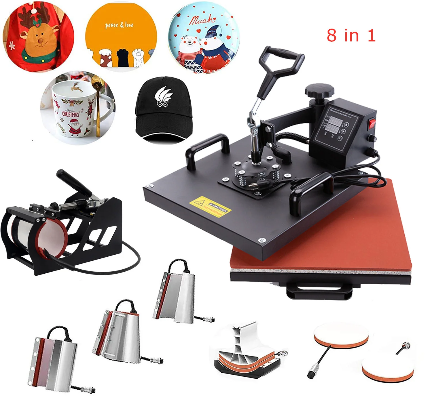 8 in 1 heat press machine - China - Manufacturer - Heat Press Machine