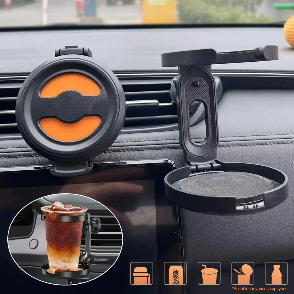 New ABS Car Air Vent Drink Cup Bottle Holder Truck Water Bottle Stands Rack Interior Kit for Car Cup & Bottle Storage
