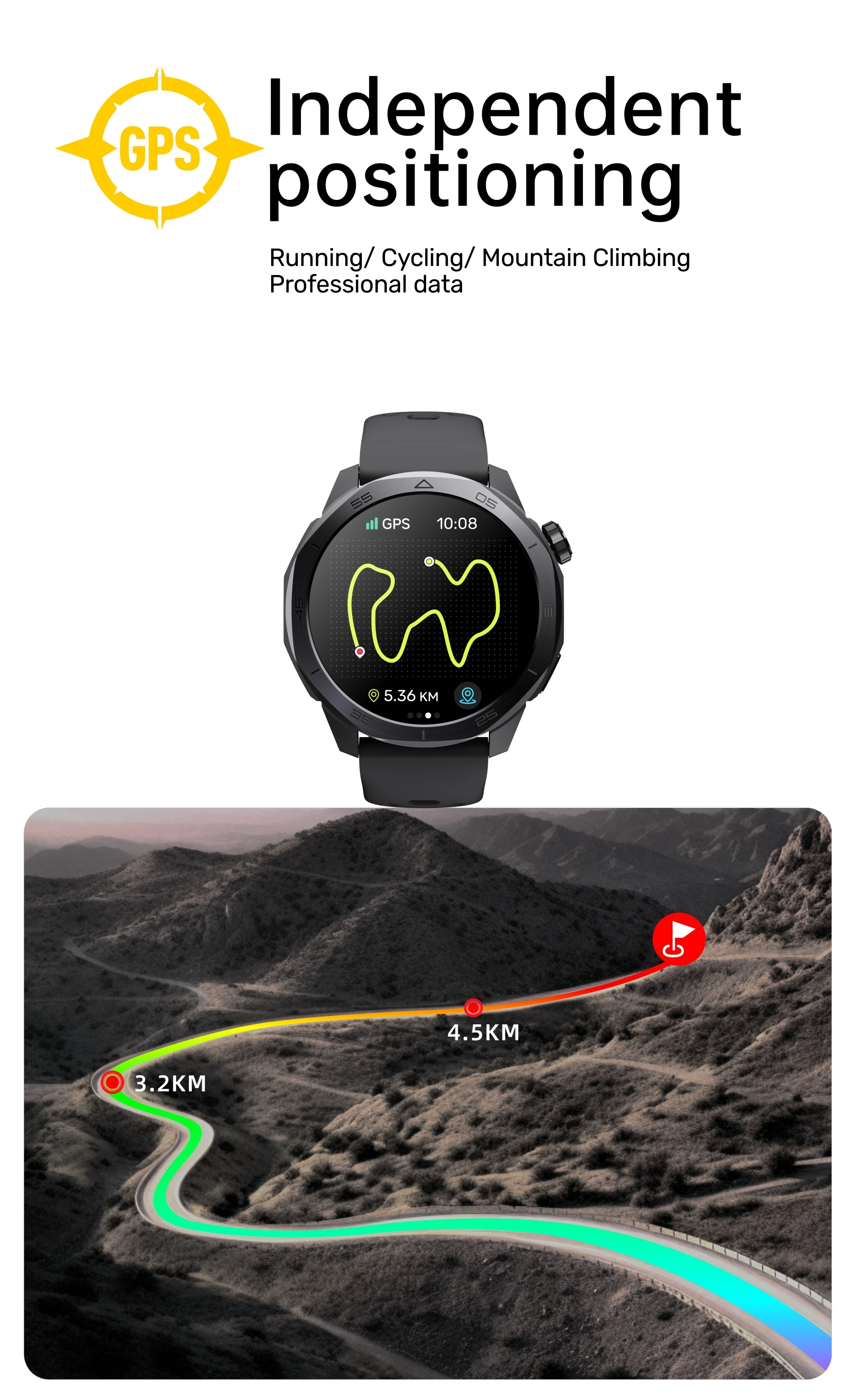 MG03 PRO  Smart Watch 2026 3ATM HD 466 X 466 AMOLED Screen Flashlight BT Call Heart Rate GPS Compass Smart Watch for Men