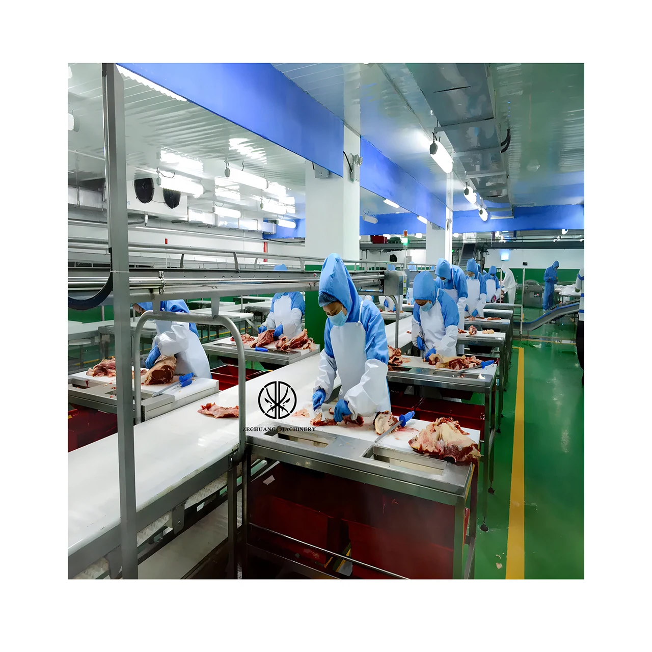 Professional Automatic Buffalo Abattoir Cattle Sheep Pig Slaughtering Processing Line Use In Cow Equipment Plant