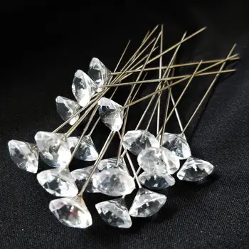  100pcs Diamond Pins, Flowers Pins, Arts, Diamond