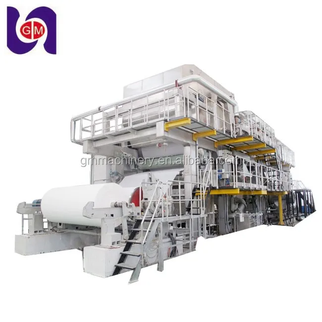 A4 Paper Production Line Paper Making Machinery Reduce Environmental Pollution Save Costs