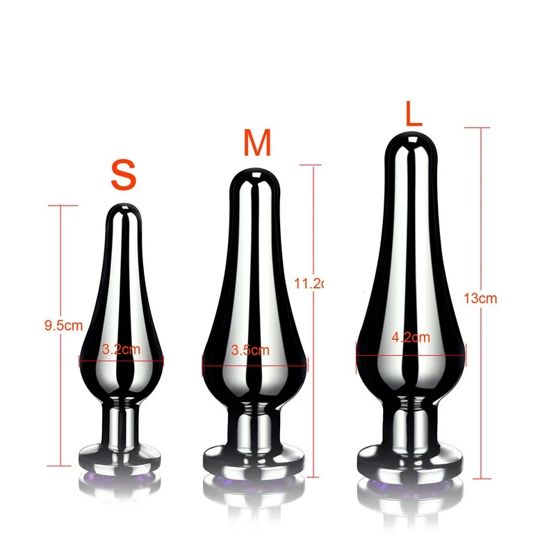 Rainbow Metal Small Size Set Heavy Anal Beads Butt Plug Jewelry Anus Stimulator Sex Toy for Men Women Bdsm Prostate Massage