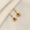 Red earrings