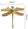 Dragonfly, brushed brass
