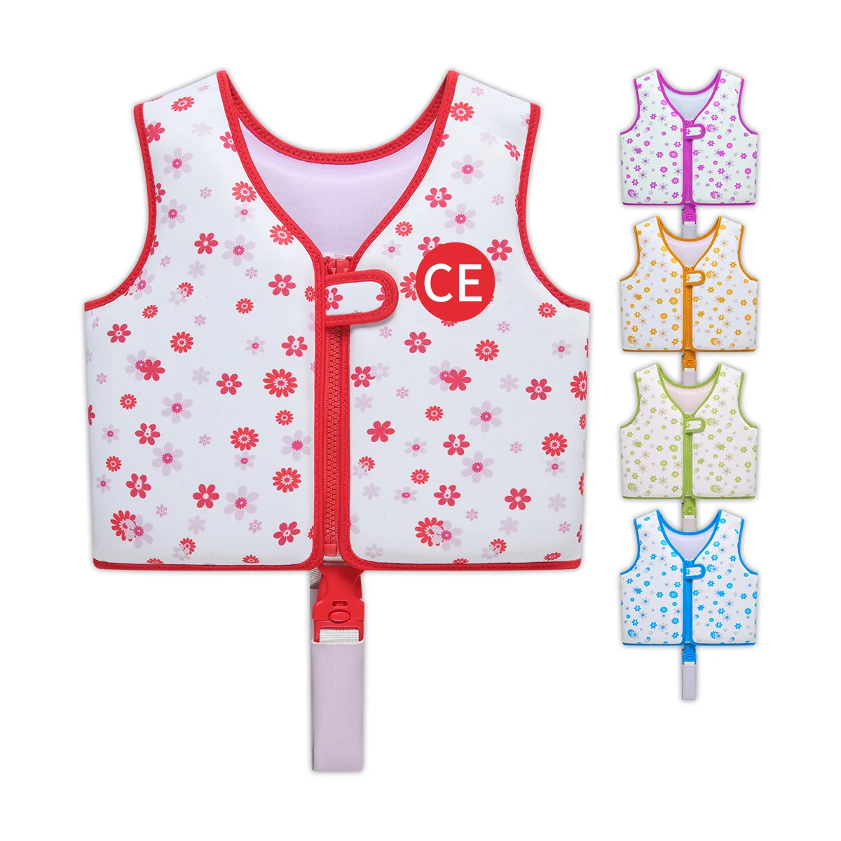 カスタムロゴ付き 子供用ネオプレンスイムベスト 浮き具付きジャケット 調整可能 EPEフォーム製 子ども・乳児用ライフジャケット 水遊び用フローティングギア