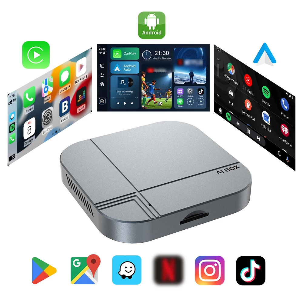 Wireless Carplay Adapter for Android Auto & Apple Carplay