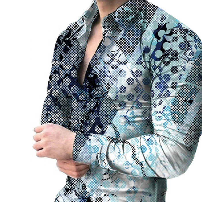Camicia da uomo personalizzata di buona qualità all'ingrosso in Cina Camicie da uomo taglie forti455_voghion.com