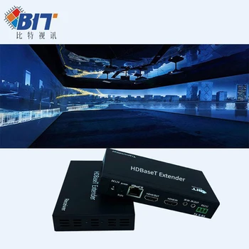 Hot Sale Support Rs232 Hdmi Extender 120M Over Ethernet Support 1080P 3D Hdmi Extender Rj45 With Remote