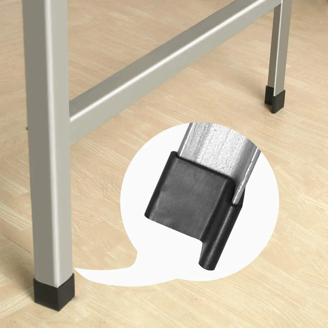 Leg Protector/Anti Slip Triangle Foot Caps for Metal Leg/Bed Frame