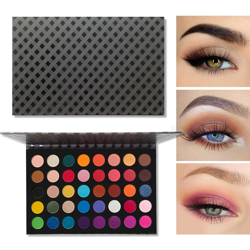 Beauty Glazed 40 Farben Lidschatten-Palette – Wasserdicht, Glänzend & Matt, Für Smoky Eyes