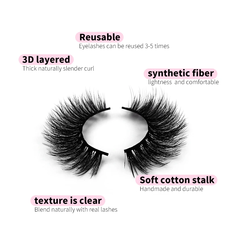 Wholesale False Eyelashes 10 Pairs Full Strip Mink Lashes 100 Handmade Custom Packaging Natural