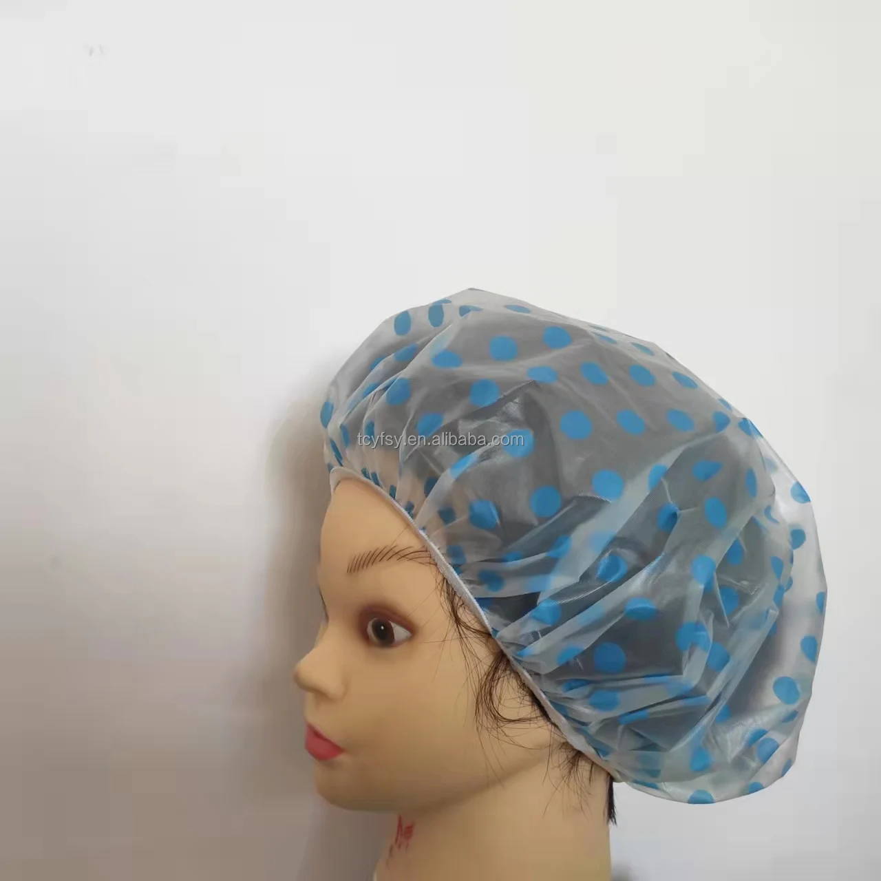 Custom 100200pcs Waterproof Thickening Elastic Clear Bathing Cap Salon