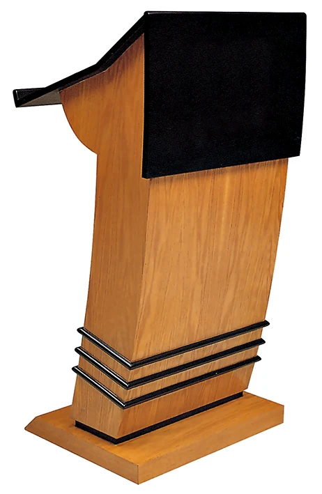 Durable Lectern Desk Wood Speech Desk  Church Podium