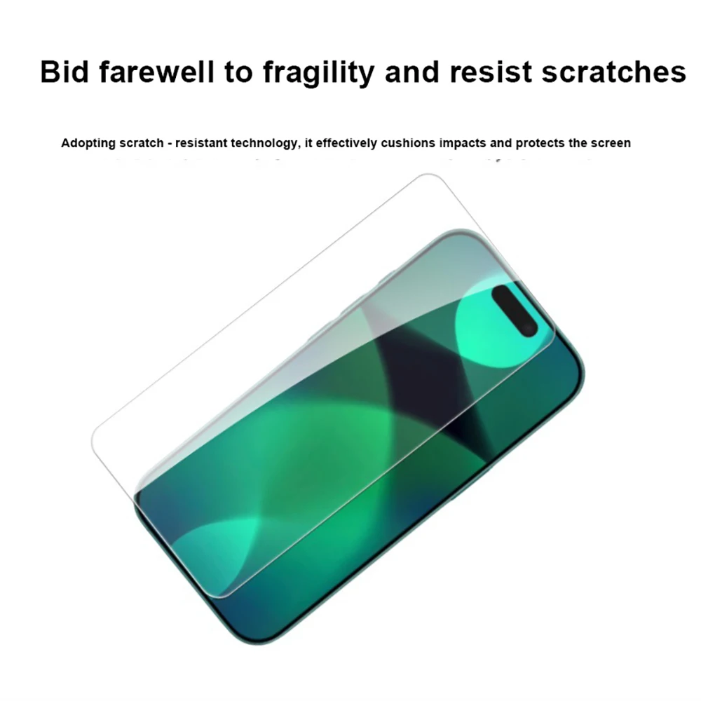 product for iphone 17 pro max screen protector tempered glass high adhesive aluminum transparent glass for iphone 17 air laudtec-2
