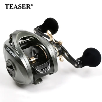 America Type Front and Rear Double Brake Fishing Reel - China
