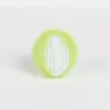 Moyen 4cm vert moutarde blanc