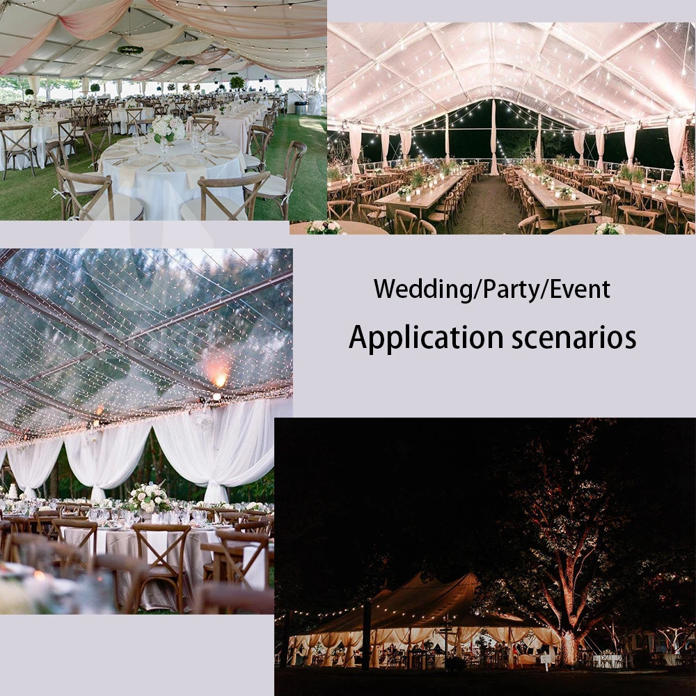 100m2 Wedding Custom Marquee Tent for Marriage Event
