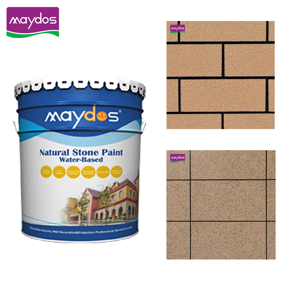Maydos Acrylic Elastic External Stone Texture Gamazine Wall Paint Buy