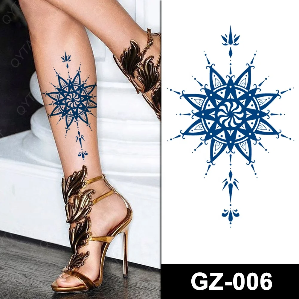 Customized 100% Plant Based Long Lasting 2 Weeks Waterproof Sweatproof Fake Herbal Juice Semi Permanent Custom Jagua Tattoo