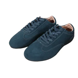 Breathable Lace-Up Driving Casual Sports Motorcycle Riding All-Season Trendy Shoes with Cotton Fabric Lining Model 55103