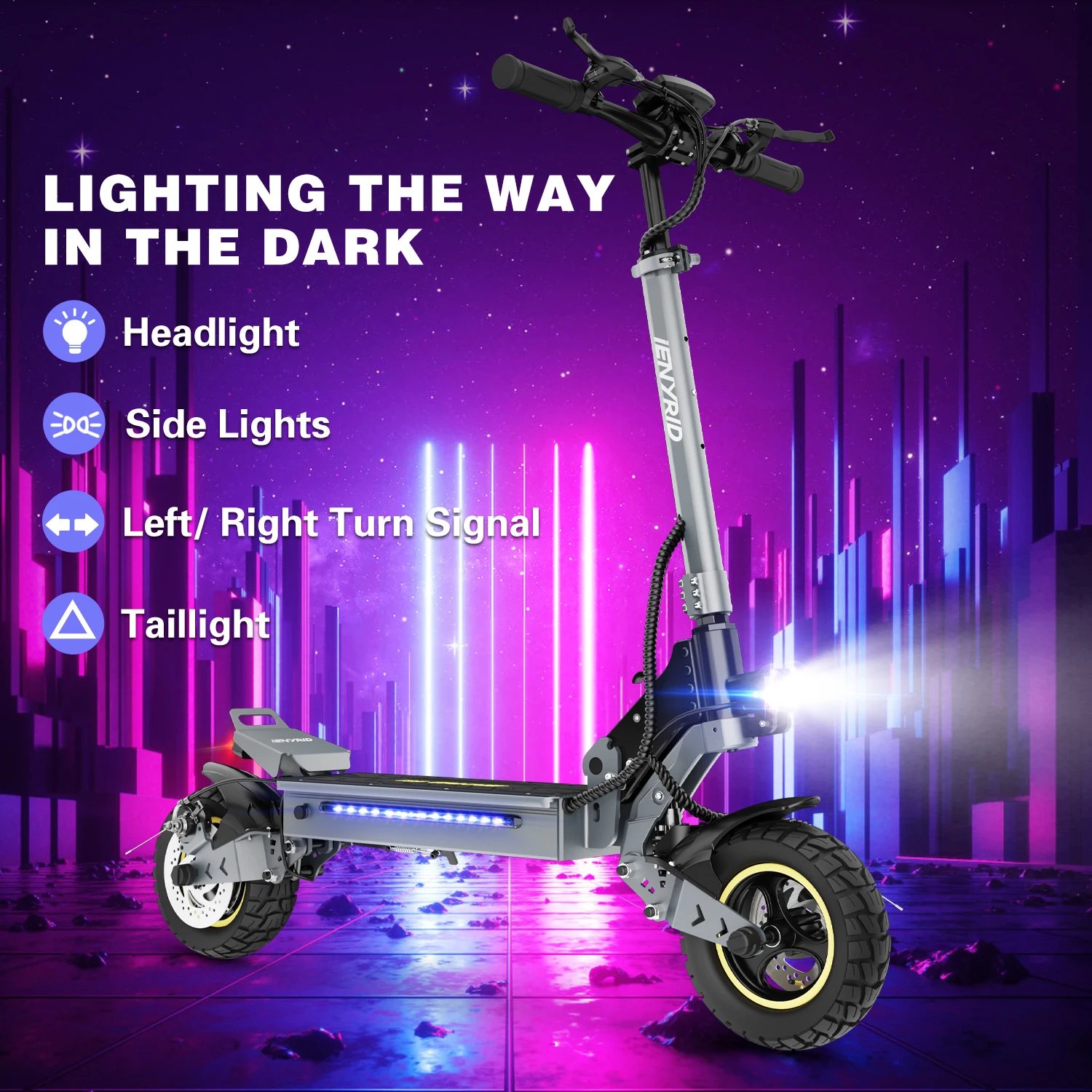 Wholesale 48V 15Ah iENYRID S1 High-Speed Off-Road Electric Scooter for Adults EU/UK/USA Warehouse Dropshipping
