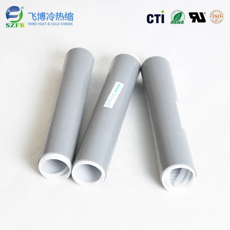Silicone Rubber Cold Shrink Pre Stretched Tubes Cable Cold Shrink Tube