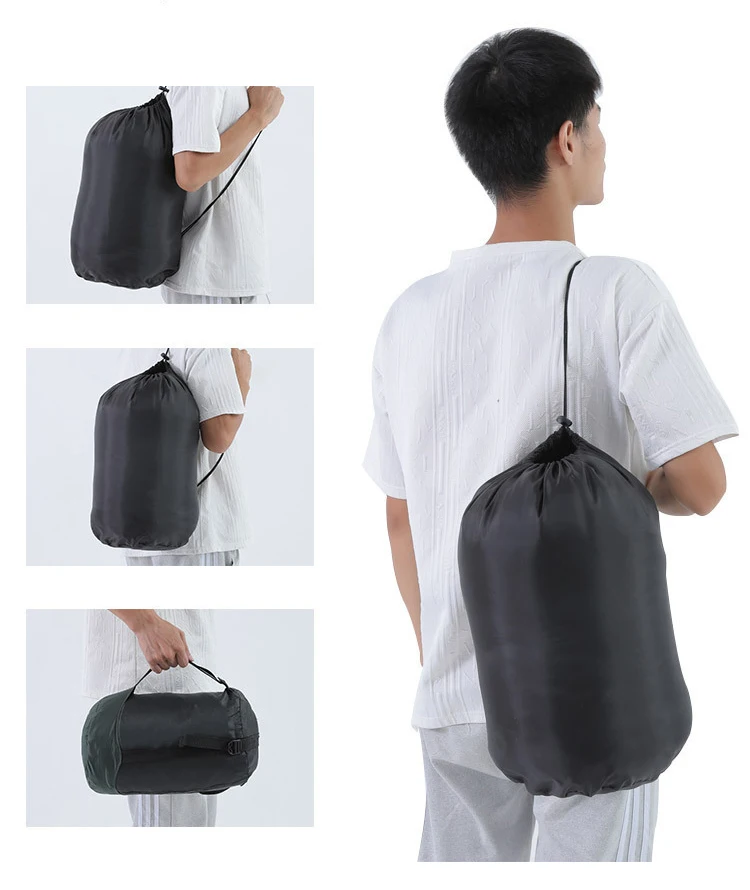 Portable Camping Waterproof Sleeping Bags Adults With Pocket 3 Season