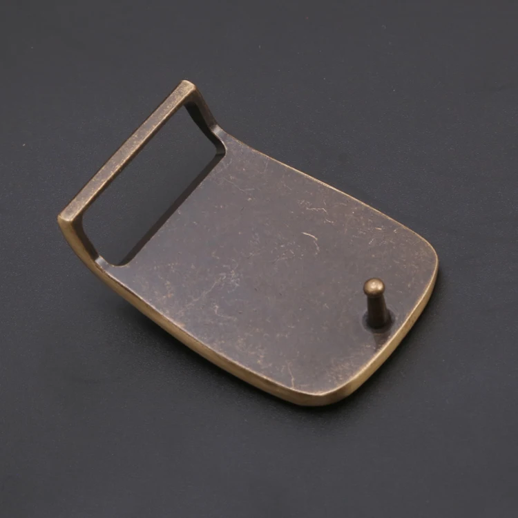 Пряжка из твердой латуни, латунная пряжка для ремня для мужчин 40 мм