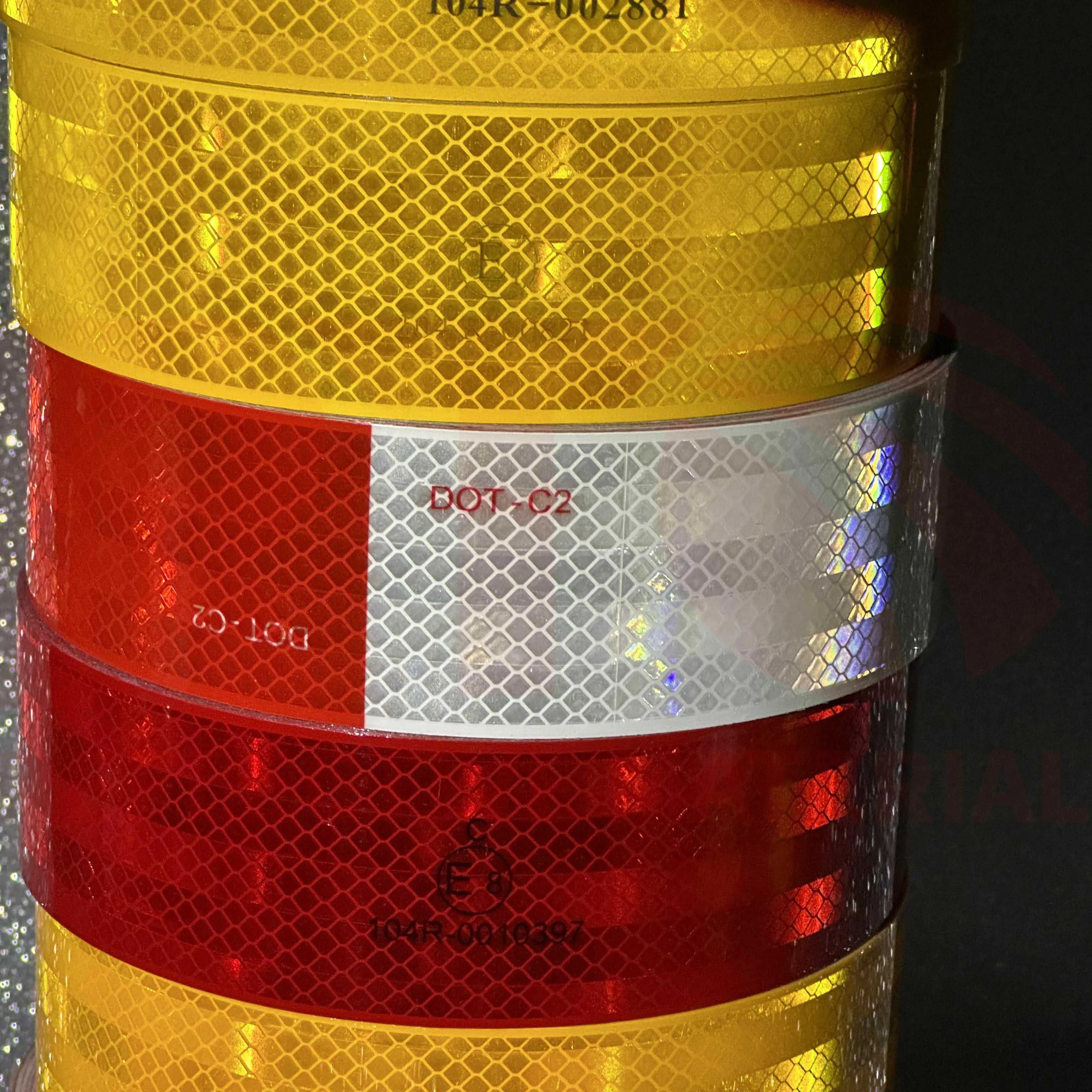 product diamond grade vinyl roll sheeting microprismatic sticker vehicle 104r reflective tape for truck-51