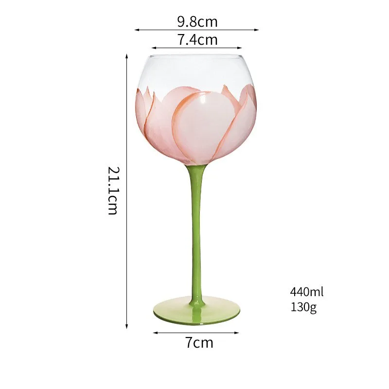 19oz Long Stem Crystal Wine Glass - Craft Master Growlers