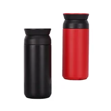 Portable 350ml Stainless Steel Water Bottle Insulated Small Vacuum Cup Lid Adults Korean Australia Style Promotional Mug