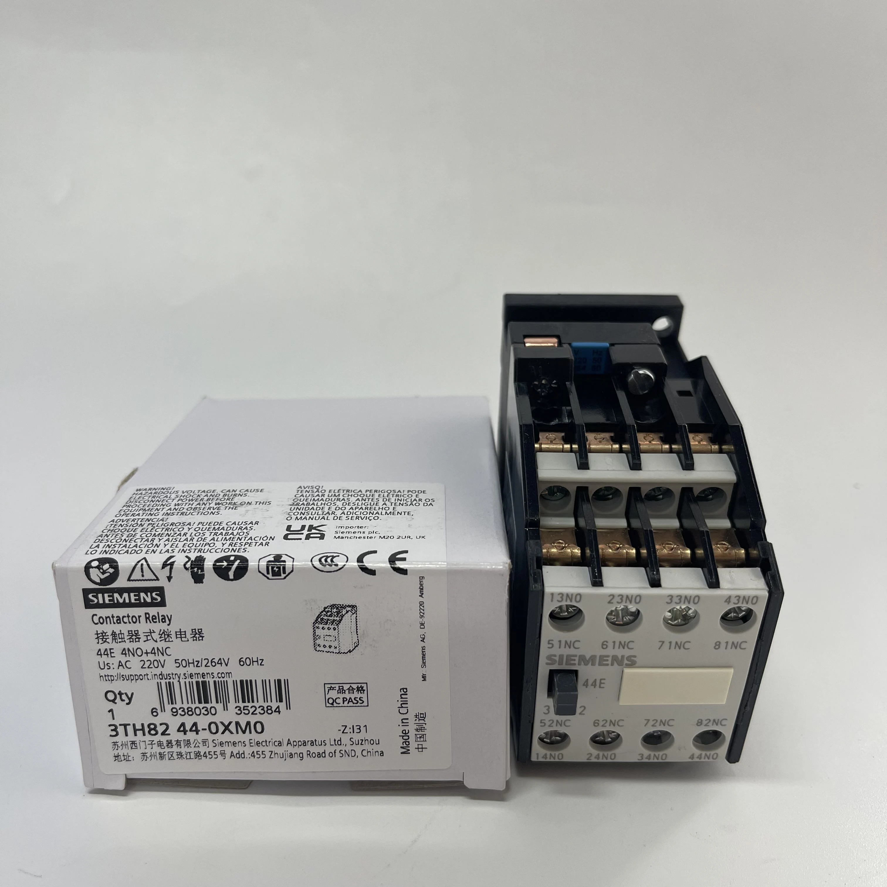 Siemens Contactor Relay 3TH8244-0XM0 Siemens Contactor Relay 3TH8244-0XM0