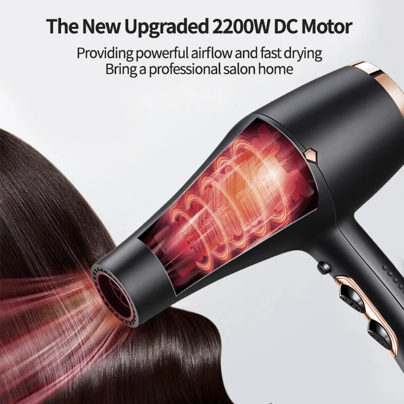 In Stock OEM Ionic Infrared Professional Salon Fast Drying Powerful 2000W 2200W Hair Dryers Best Price One Step Hair Dryer