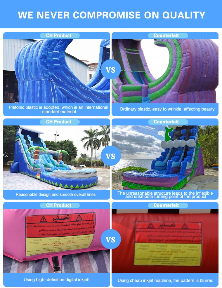 Custom PVC Inflatable Outdoor Water Slide Pool for Kids Fun inflatable games and Slides supplier